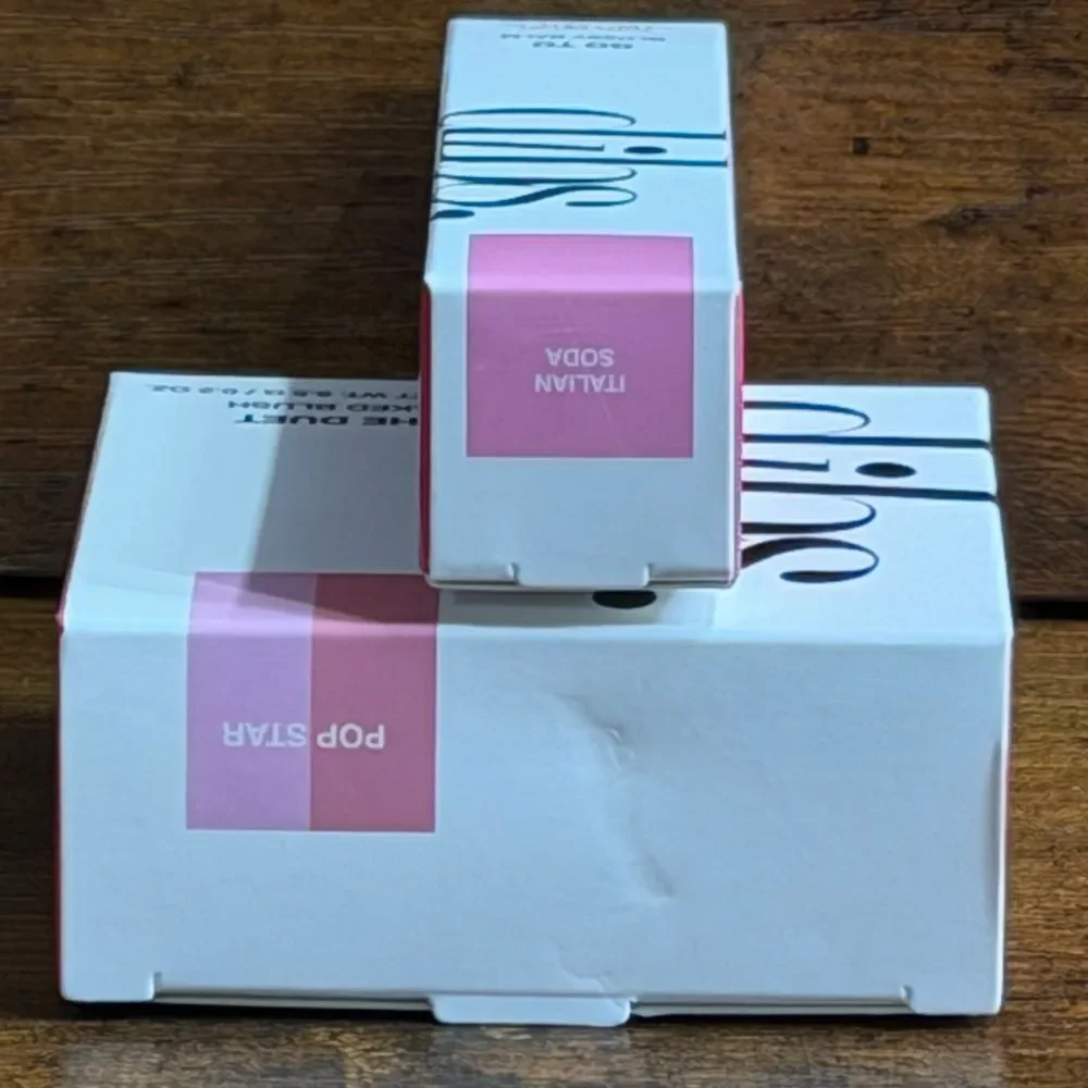 DIBS Pop Star Duet Baked Blush + Go To Glossy Balm Italian Soda NEW